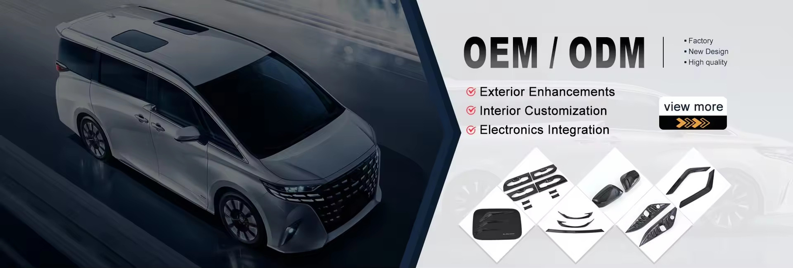 Partes de carrocería para automóviles Benz
