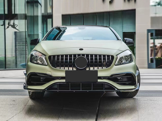 Moderno estilo de diseño de lujo para BENZ A clase Kit de carrocería Suministro A45 AMG Parche trasero de parrilla