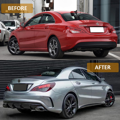 Conjunto de carcasa del parachoques trasero para Mercedes-Benz W117 CLA 2014-2019 Otras partes del cuerpo