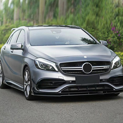 Obtenga la actualización de la parrilla del parachoques delantero A45 para Mercedes Benz Clase A W176 Body Kit 13-18