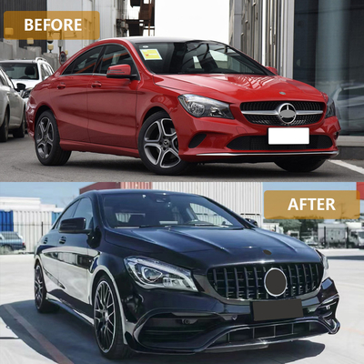 Actualice su Mercedes Benz W117 con la parrilla del parachoques delantero estilo CLA GT 2013-2019