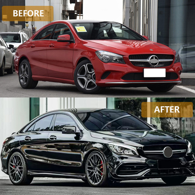 Kit de carrocería de automóviles para Mercedes-Benz CLA W117 2013-2019 Parrilla del parachoques delantero en estilo AMG45