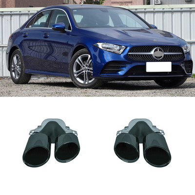 Acero inoxidable A35 estilo de escape Accesorios de carrocería de automóviles Tubo de cola Para BENZ W177 2024