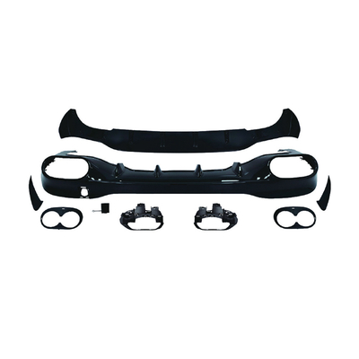 100% de los gases de escape del difusor trasero para la boca y la garganta para Mercedes-Benz CLA W118 2020-2024