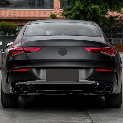 100% de los gases de escape del difusor trasero para la boca y la garganta para Mercedes-Benz CLA W118 2020-2024