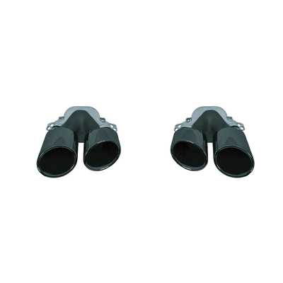 Actualice su CLA a un lujo moderno con este Split Ellipse Tailpipe Garganta en Negro
