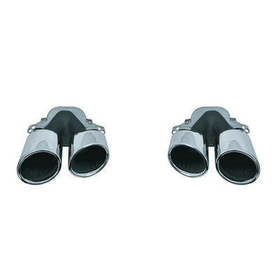 Actualice su CLA a un lujo moderno con este Split Ellipse Tailpipe Garganta en Negro