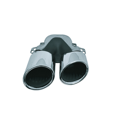 Actualice su CLA a un lujo moderno con este Split Ellipse Tailpipe Garganta en Negro