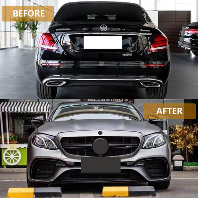 Grilla de coches de lujo Morden para Mercedes Benz Clase E W213 2016-2020 AMG actualización del cuerpo