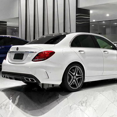 Accesorios para automóviles faldas laterales de automóviles Benz C modificado a C63 estilo AMG 2015-2018 kits de cuerpo