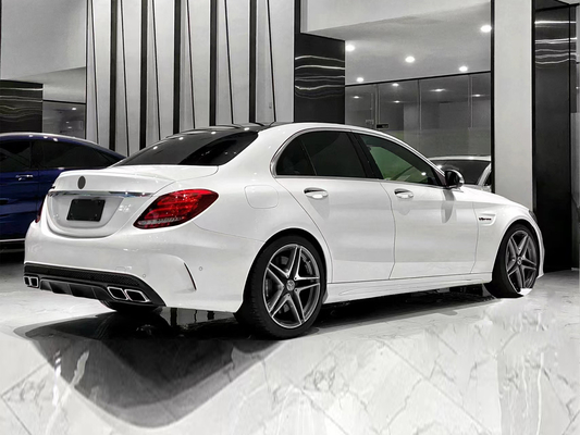 Accesorios para automóviles faldas laterales de automóviles Benz C modificado a C63 estilo AMG 2015-2018 kits de cuerpo