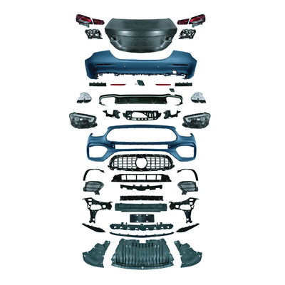 E-Class W213 2016- AMG 21-23 Kit de carrocería Parachoques delantero labial trasero difusor de escape Consejos de escape faldas laterales para Benz