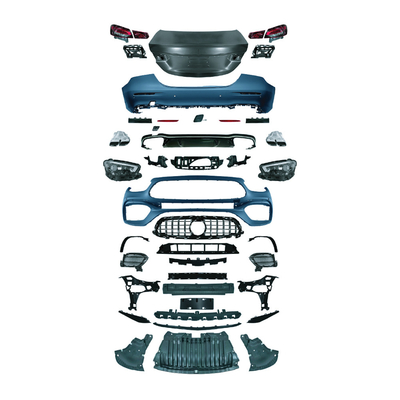 E-Class W213 2016- AMG 21-23 Kit de carrocería Parachoques delantero labial trasero difusor de escape Consejos de escape faldas laterales para Benz