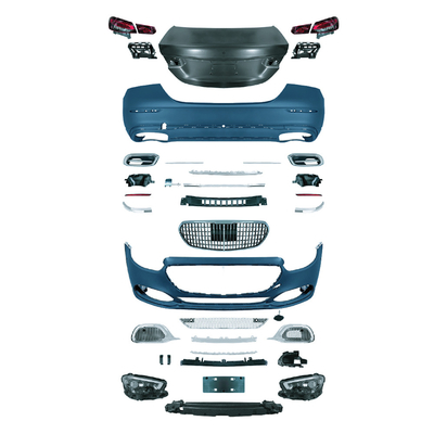 Equipo de carrocería de automóvil adecuado para Mercedes-Benz clase E W213 2016-2020 Frente y trasero Bumper Assy
