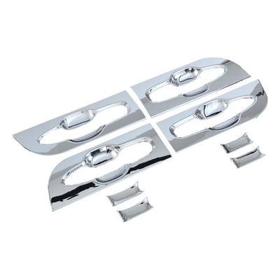 Accesorios de automóviles de plata/negro Portón de la manija de la cubierta del cuenco para Toyota Alphard Vellfire 2024