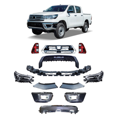 El estilo de Toyota con este kit de carrocería de luz LED para parachoques de Oriente Medio