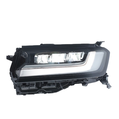 100% de prueba de auto faro luz de la cabeza del coche para TOYOTA Land Cruiser 2022-2024 ABS plástico