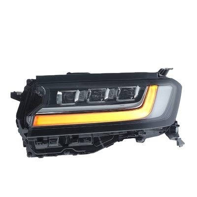 100% de prueba de auto faro luz de la cabeza del coche para TOYOTA Land Cruiser 2022-2024 ABS plástico