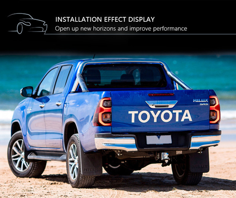 Las luces traseras Hiace 2020 probadas para Toyota Hilux Rocco DRL Brake Turn Signal Stop Light