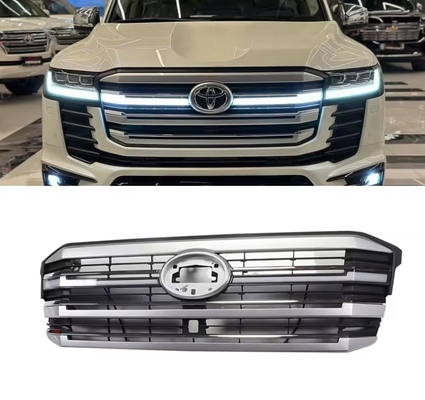 Grill delantero del coche 4x4 ABS plástico para Toyota LC300 2021 OEM MODELO Protección de decoración