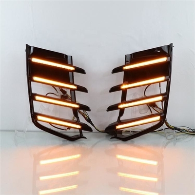 Capa de la lámpara de niebla de señal de giro LED ABS avanzada para Toyota Land Cruiser LC300 2022 2023