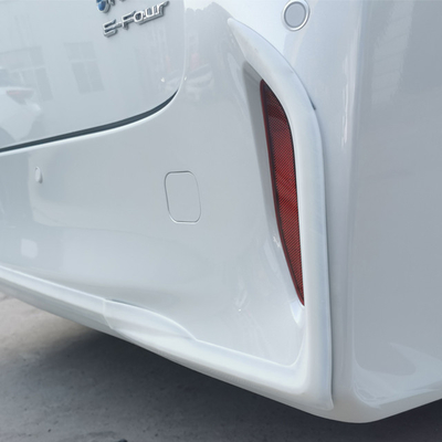 Diseño geométrico estilo de acero inoxidable tapa de luz de niebla trasera para 2024 Toyota Alphard