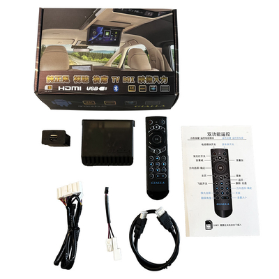 Modulo de sistema de entretenimiento trasero de la serie 40 Apple/Android Pantalla inalámbrica Carplay Negro