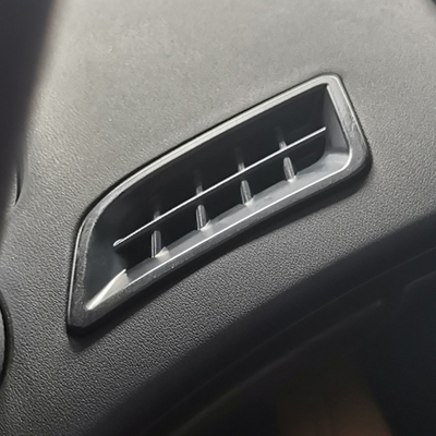 Paquete de decoración de salida del aire acondicionado delantero para Toyota Alphard 2024 Fibra de carbono