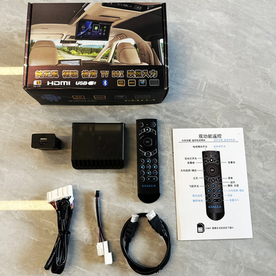 Modulo de sistema de entretenimiento trasero de la serie 40 Apple/Android Pantalla inalámbrica Carplay Negro
