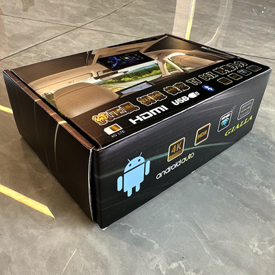 Modulo de sistema de entretenimiento trasero de la serie 40 Apple/Android Pantalla inalámbrica Carplay Negro