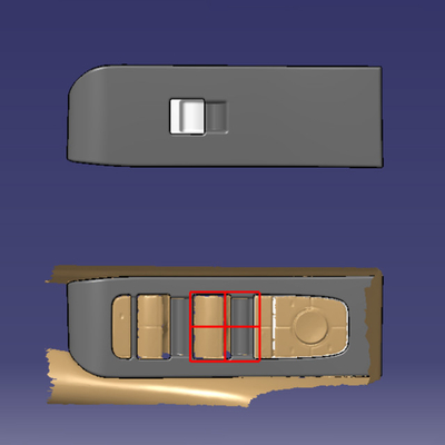 Revestimiento decorativo de la cubierta del botón de elevación del panel de la ventana del automóvil para Toyota Alphard Vellfire 2024
