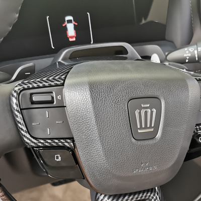 Decoración de estilo de diseño de volante de fibra de carbono Decoración para Toyota Alphard 2024