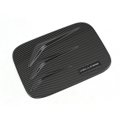 Otros accesorios para automóviles Cobertura del tanque de combustible de fibra de carbono cromo para Toyota Alphard 2024