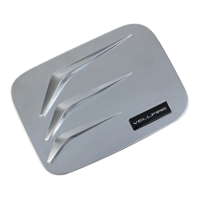 Otros accesorios para automóviles Cobertura del tanque de combustible de fibra de carbono cromo para Toyota Alphard 2024