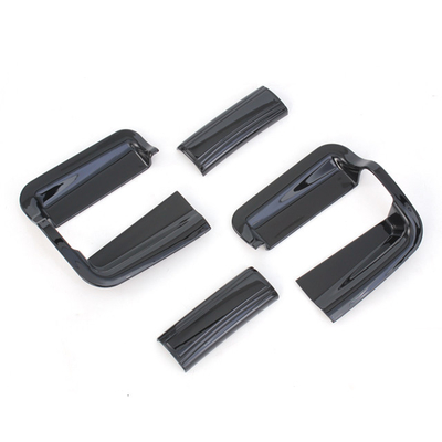 Manillas de puertas interiores seguras y personalizables para Toyota Alphard 2024 acabado gris negro