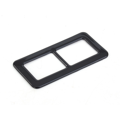 Decoración del marco del botón de ajuste del asiento de la tercera fila de acero inoxidable para Toyota Alphard2024