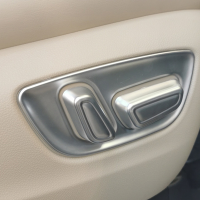 Capa de interruptor de botón de ajuste de altura del asiento del automóvil para Toyota Alphard Vellfire 2024