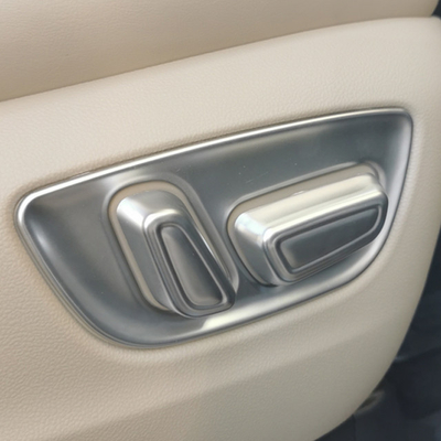 Estilo interior de fibra de carbono para Toyota Alphard Vellfire2024 Conmutador de ajuste de asiento