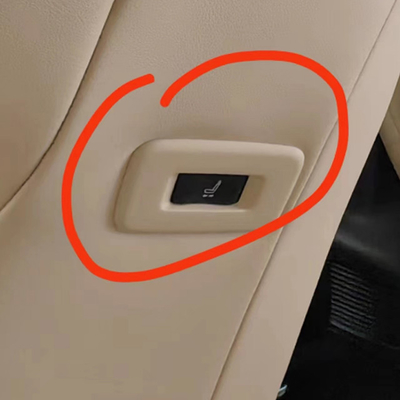 2024 Toyota Alphard Vellfire Columna media del asiento Botón lateral Decoración en blanco/negro/tan