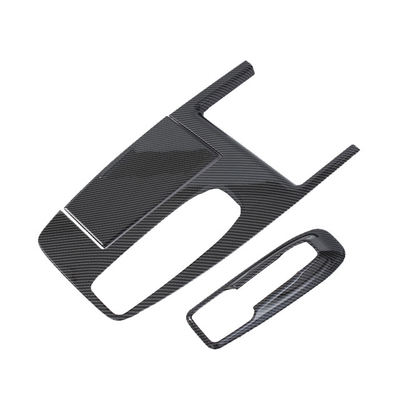 Cuadro de engranajes de ABS de conducción derecha OEM Adecuado para Toyota Alphard 2024 Cubierta decorativa del panel de cambio de fibra de carbono
