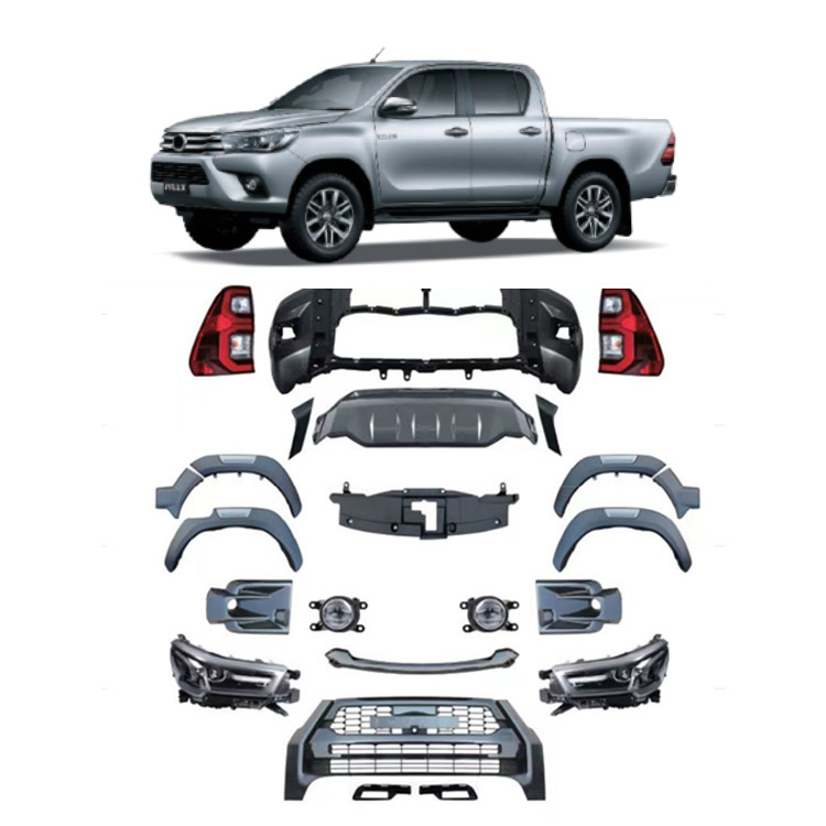 No destructivo 16 HILUX ROCCO GR Tipo a la serie 2020 HILUX Bodykit para 2018- Toyota