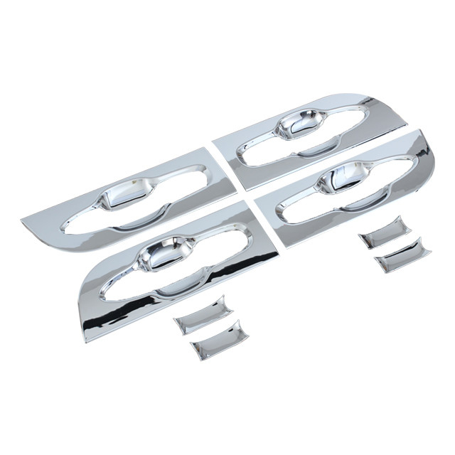 Accesorios de automóviles de plata/negro Portón de la manija de la cubierta del cuenco para Toyota Alphard Vellfire 2024