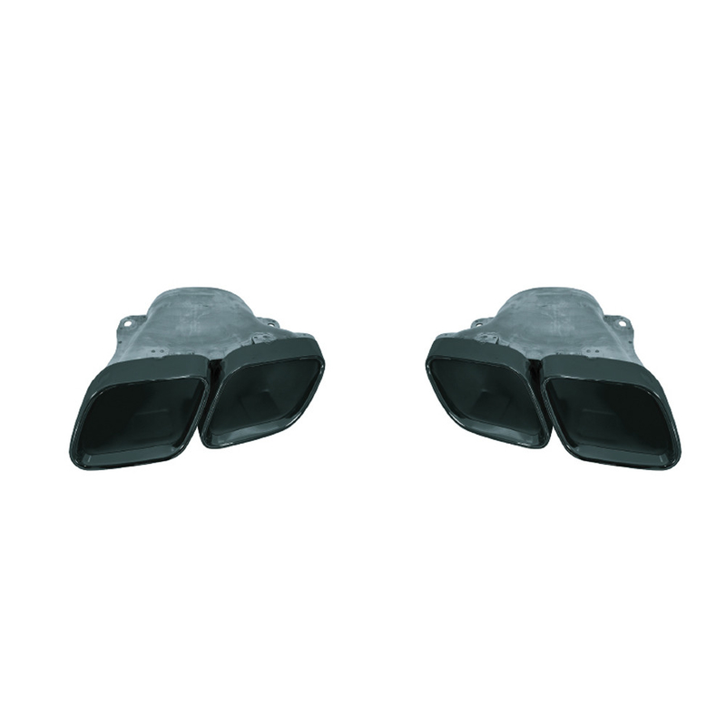 Tubo de cola de acero inoxidable de plata o negro para BENZ E63 estilo W213 Otras partes del cuerpo