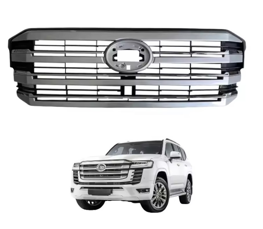Grill delantero del coche 4x4 ABS plástico para Toyota LC300 2021 OEM MODELO Protección de decoración
