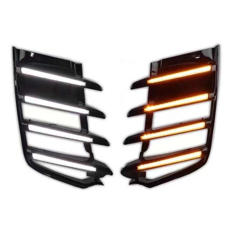 Capa de la lámpara de niebla de señal de giro LED ABS avanzada para Toyota Land Cruiser LC300 2022 2023