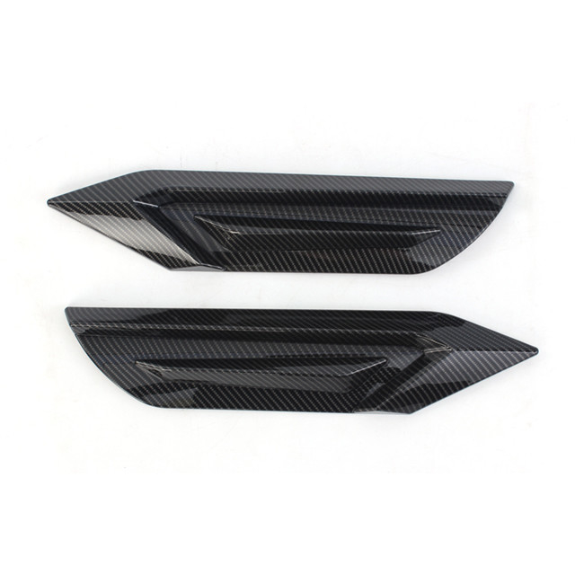 Accesorios exteriores plateados con cromo ABS de color plata/negro para el guardapuertas Toyota Alphard2024