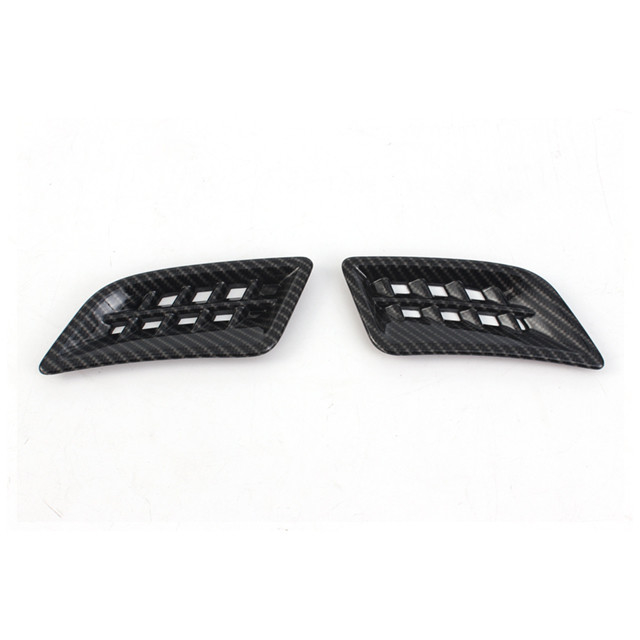 Paquete de decoración de salida del aire acondicionado delantero para Toyota Alphard 2024 Fibra de carbono